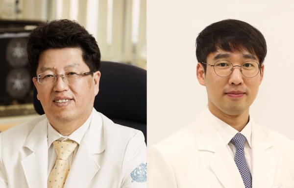 김기웅〈왼쪽〉 교수ㆍ배종빈 임상강사