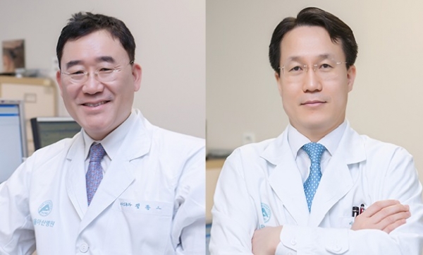 정종우(왼쪽)ㆍ박홍주 교수