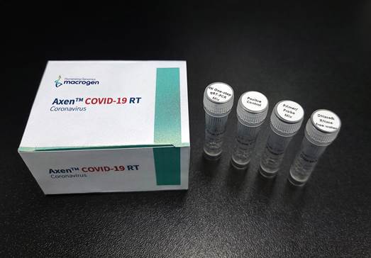 마크로젠의 코로나19 진단키트 ‘AxenTM COVID-19 RT’ 키트