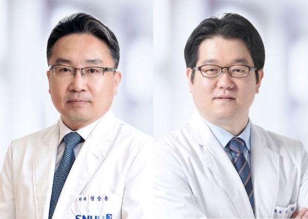  서울대병원 대장항문외과 정승용(왼쪽), 박지원 교수