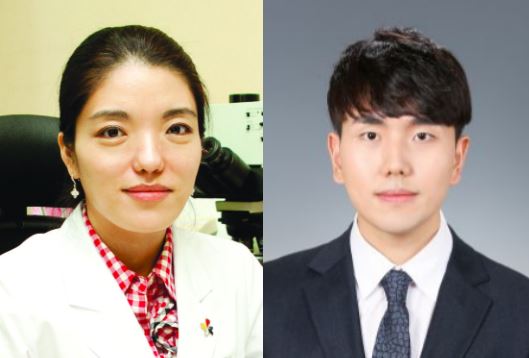 (왼쪽부터) 한림대강남성심병원 피부과 김혜원 교수·김진철 전공의