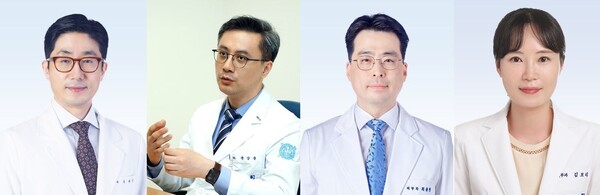                                                     (왼쪽부터) 우세준, 윤상웅, 최종원, 김보리 교수 